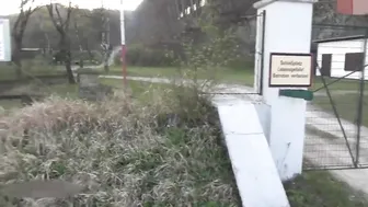 amateur sex on a car in a public place