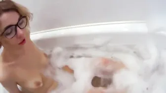 Underwater photography of masturbation