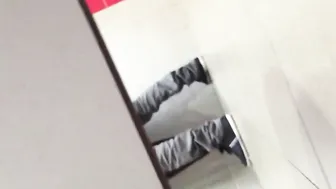 peeped sex in the toilet