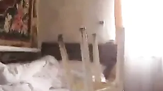 Satisfied with a stool