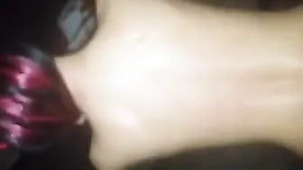 The girl screams in pain while fucking her ass