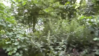 Erotic walk in the park for the lady