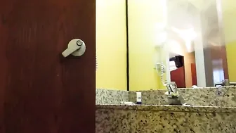 The couple combined shower and hard fuck