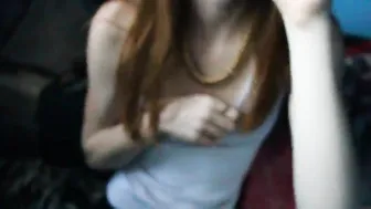 red-haired blowjob blower