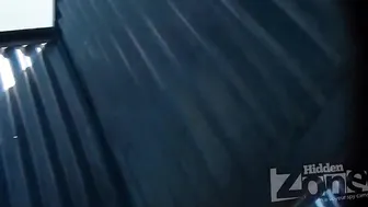 Pretty woman changing clothes