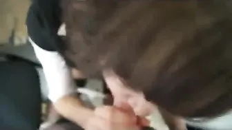 Strict beauty gave herself to the peasant