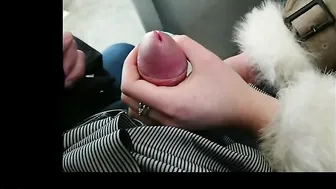 masturbated and showed boobs in the tram