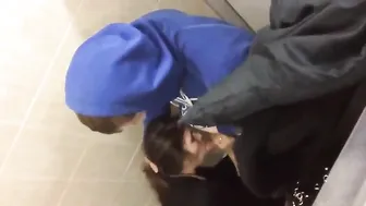 student blowjob in the toilet