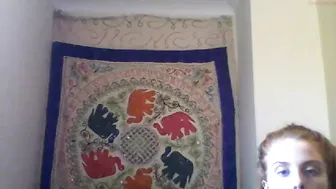 gingertwins dark haired babe fucks pussy