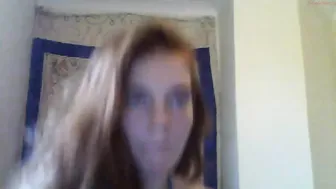 gingertwins dark haired babe fucks pussy