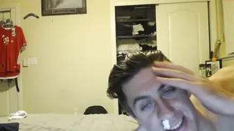 bikiniblondie female in stockings having fun with a phallus