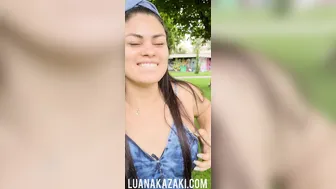 kazakiluana onlyfans charming babe poses nude in front of the webcam