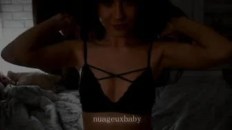 nuageuxbaby onlyfans crazy beauty takes off her red dress
