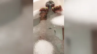 cherokeedass onlyfans busty slut caresses shaved pussy
