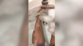 cherokeedass onlyfans busty slut caresses shaved pussy
