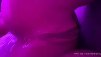 bellarollandx onlyfans jerking off sitting on the edge of the bed