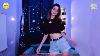 lilycoy sexy babe caresses fingers