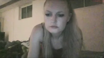 kandi54 charming swiver touches pussy dildo