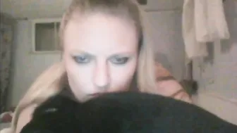 kandi54 girl with a beautiful body performs a striptease