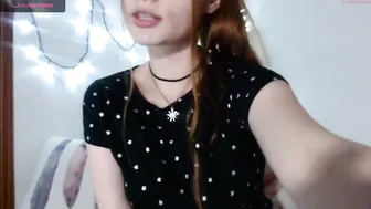 redhead_little wonderful skin caresses the vagina