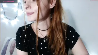 redhead_little wonderful skin caresses the vagina