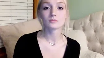 dollydreamz ardent young lady caresses big tits at work