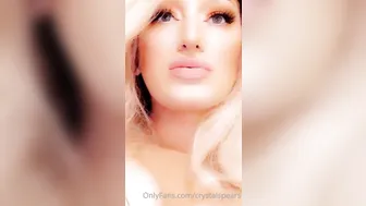 crystalspears onlyfans naked handjob on the floor