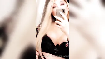 crystalspears onlyfans wonderful caret caresses shaved holes