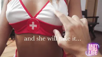 babynicolslife onlyfans shy babe shows shaved cunt