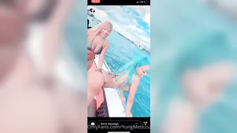 yungmedusa7 onlyfans pretty cream lotion pussy