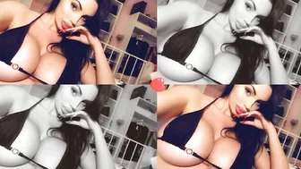 yvonne_bar onlyfans hot brunette girl pulls her pussy