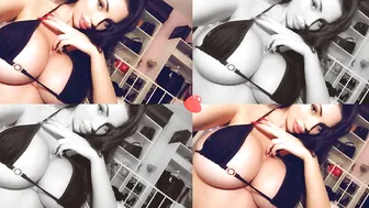 yvonne_bar onlyfans hot brunette girl pulls her pussy