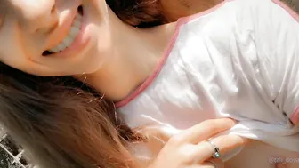 tali_dovahkiin onlyfans busty chick caresses big nipples