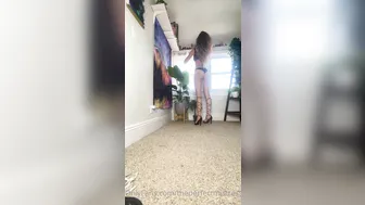 theperfectmistress onlyfans extravagant fucking dances with a long dildo