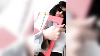 sarairollins onlyfans tiny in a mask caresses the vagina