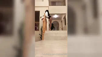 pyteeefans onlyfans fucks herself in pink dildo