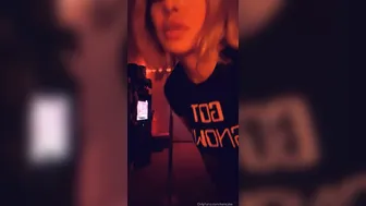 kencake onlyfans caresses pussy through panties