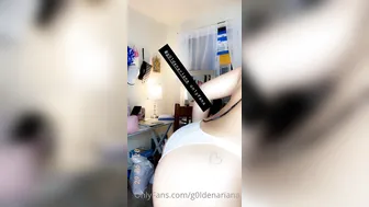 g0ldenariana onlyfans twirling nipples on big boobs