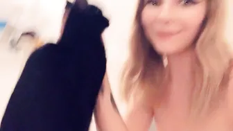envyanne onlyfans cute wench pulls vagina with phallus