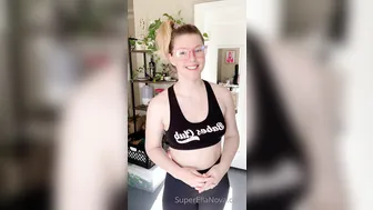 ellanovaxxx onlyfans redhead babe with big tits masturbating cunt