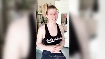 ellanovaxxx onlyfans redhead babe with big tits masturbating cunt