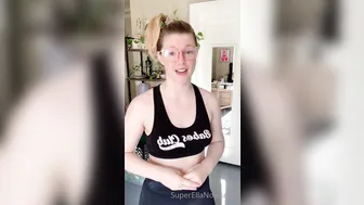 ellanovaxxx onlyfans redhead babe with big tits masturbating cunt
