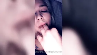 chloe13marie13 onlyfans pretty chick fucks pussy with phallus