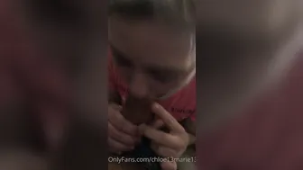 chloe13marie13 onlyfans sexy chick masturbates shaved pussy