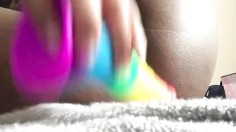 cum4youdaddyy onlyfans cutie kneads big tits