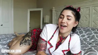 Reya onlyfans skin masturbates pussy