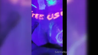 subrinasky onlyfans babe in stockings passionately masturbating cunt