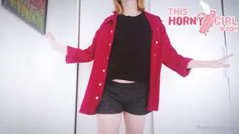 thishornygirl onlyfans shy slut with a nice ass fucks pussy