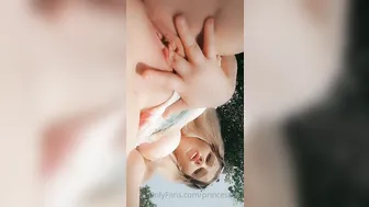 princesspx onlyfans gripping nipple masturbates wet wrap