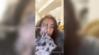 headdoctort onlyfans blonde slut caresses sex lips